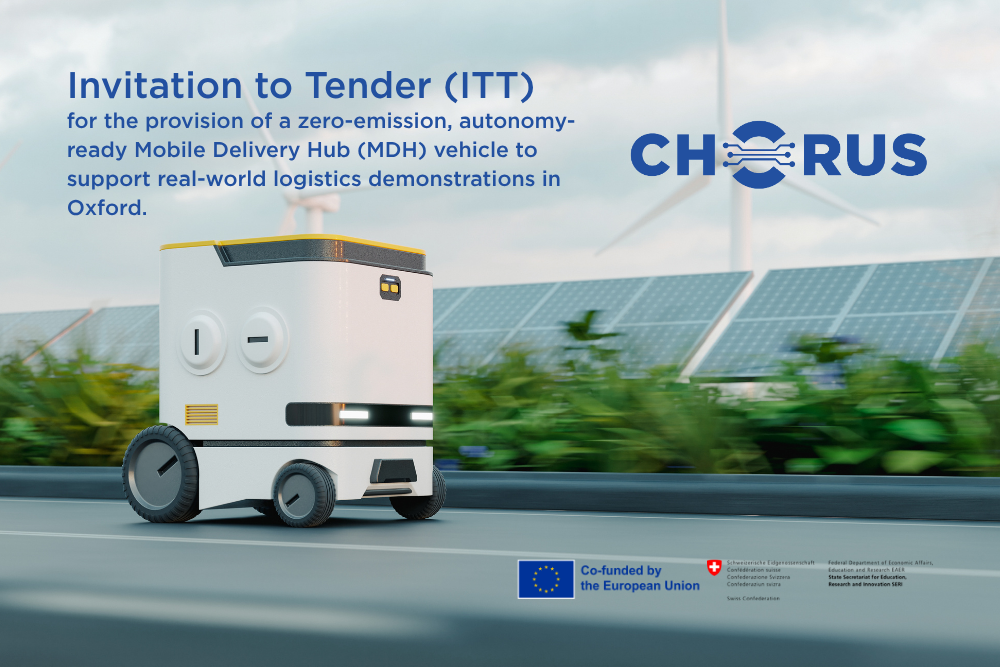 Invitation to Tender (ITT) for CHORUS Oxford Demonstration site